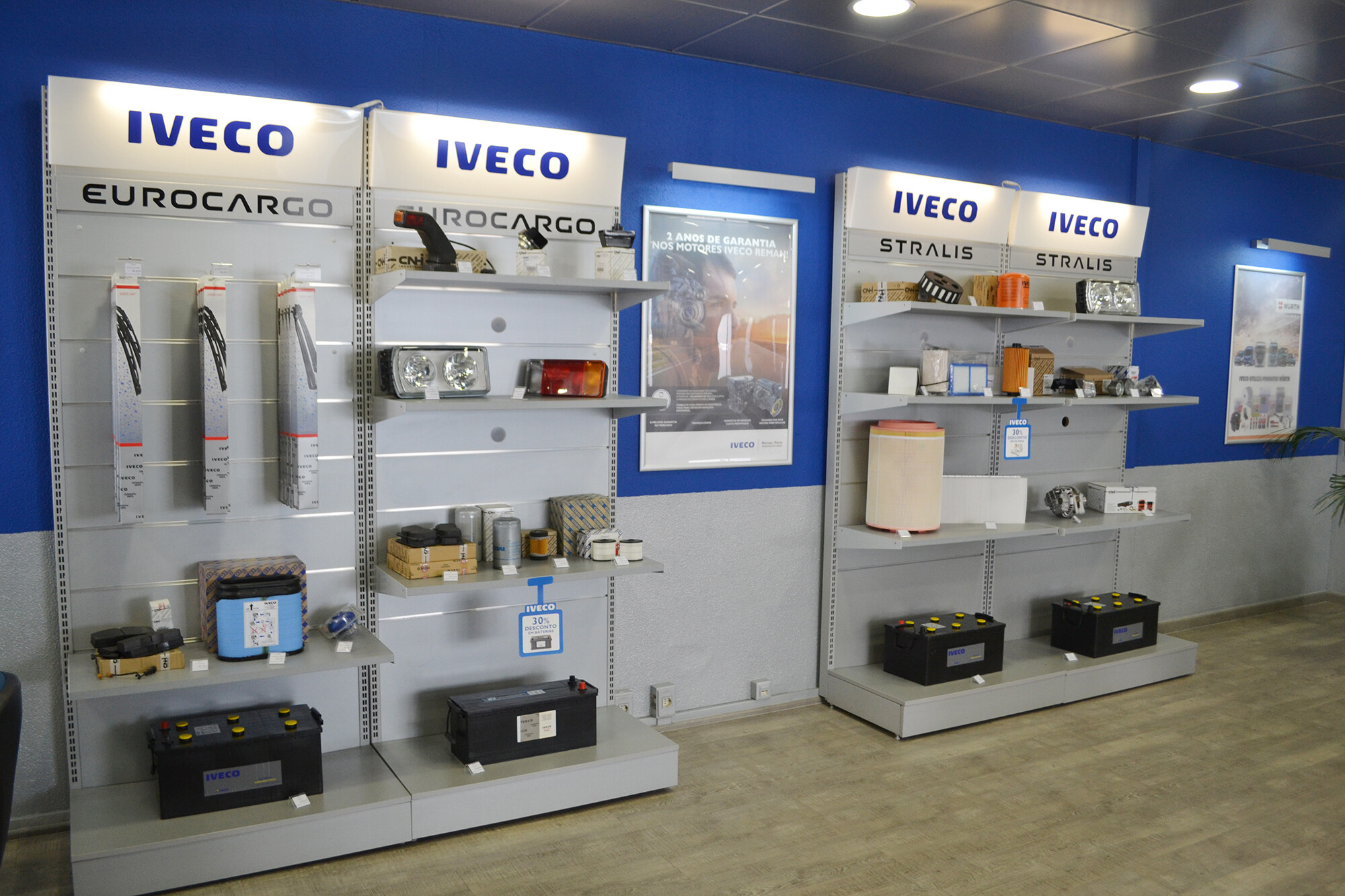 A venda de peças Iveco e multimarca é agregada a um serviço de consultoria e apoio técnico